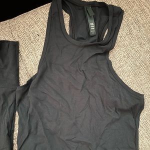 SKIMS Ribbed Leggings and Racebank Tank